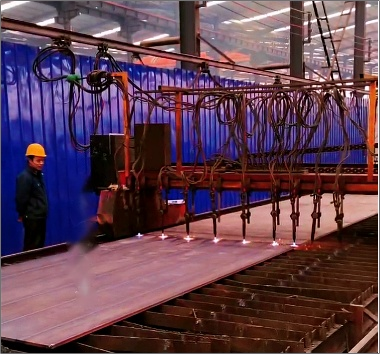 甘肃景泰钢结构车间数控等离子切割机